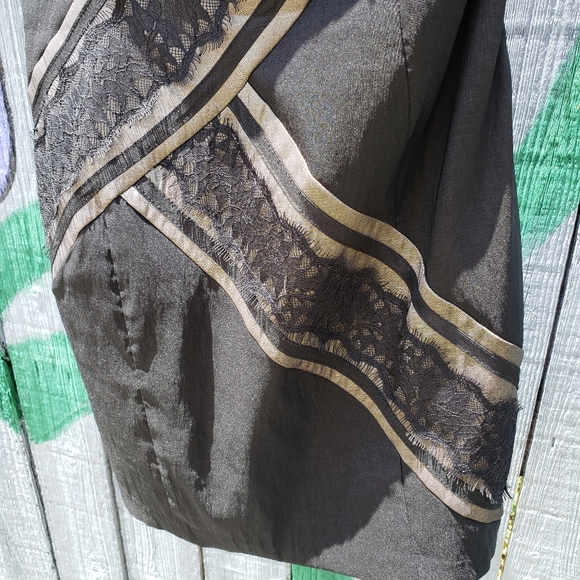 Jessica McClintok Black Dress Size 6 - Picture 4 of 13